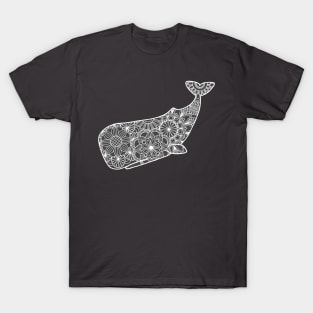 Whale (grey and white) T-Shirt